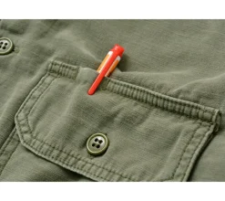 REMI RELIEF / Military Shirt (Flower Studded)