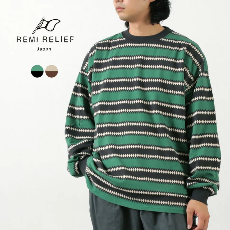 REMI RELIEF / Native Striped Long Tee