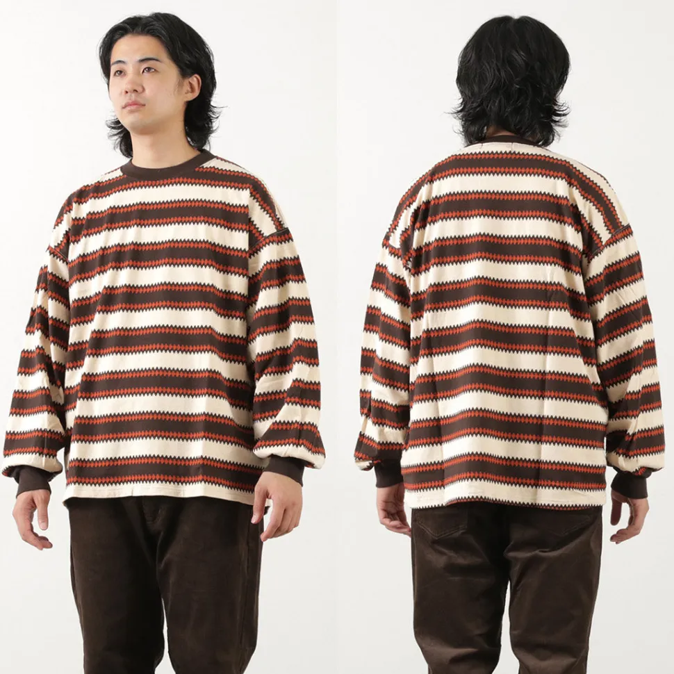 REMI RELIEF / Native Striped Long Tee