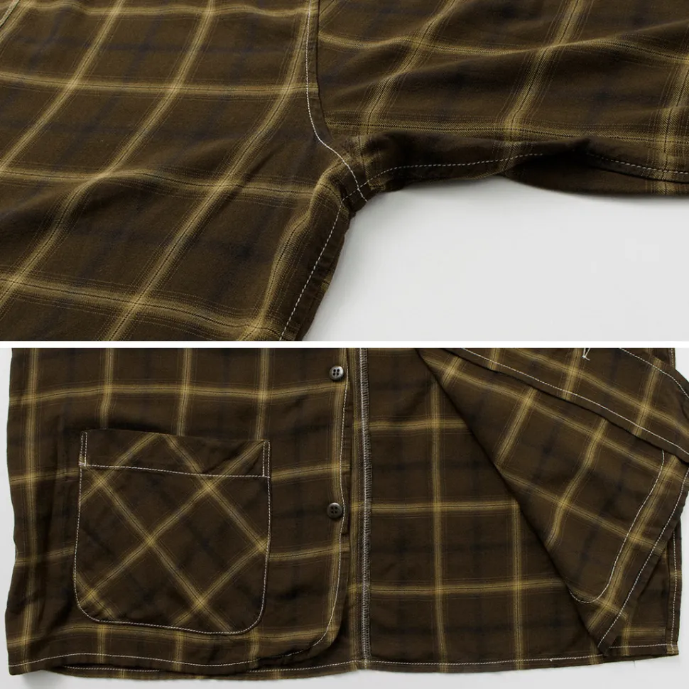 REMI RELIEF / Rayon Plaid Shirt