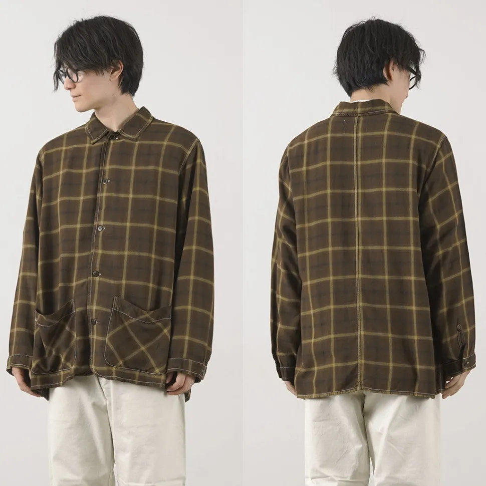 REMI RELIEF / Rayon Plaid Shirt