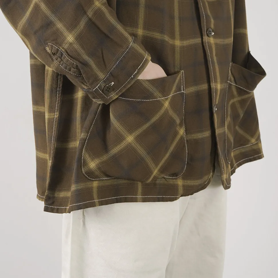 REMI RELIEF / Rayon Plaid Shirt