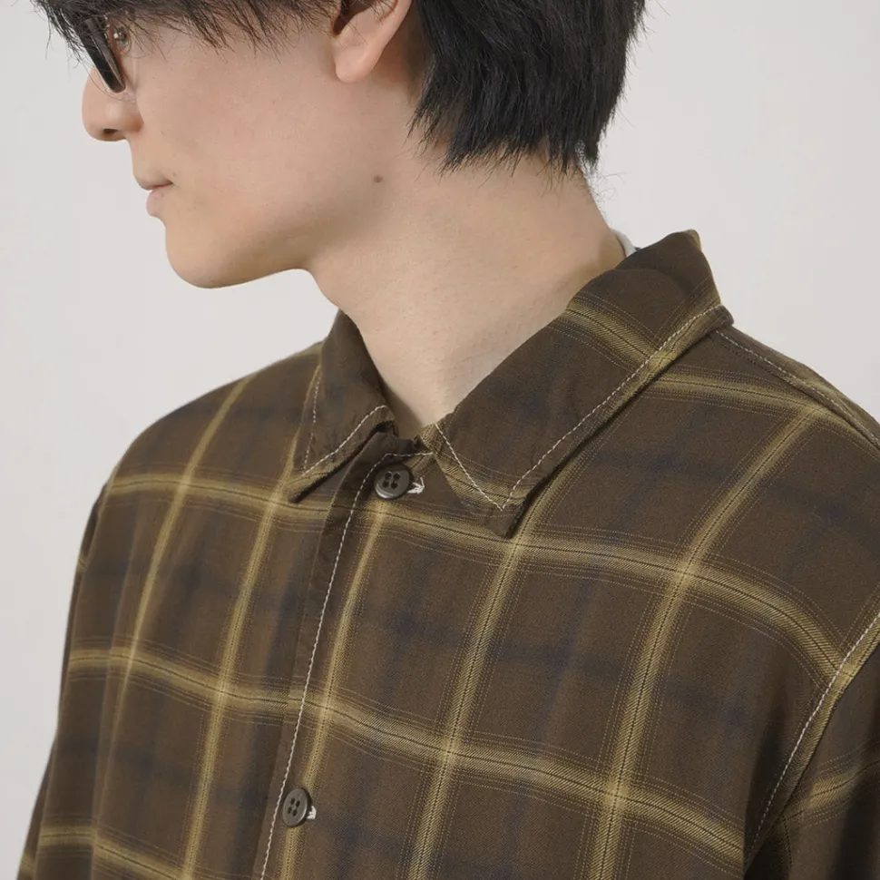 REMI RELIEF / Rayon Plaid Shirt