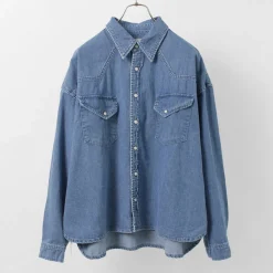 REMI RELIEF / SHORT DENIM WESTERN SHIRT