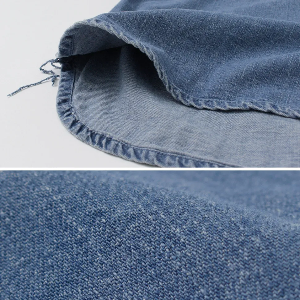 REMI RELIEF / SHORT DENIM WESTERN SHIRT