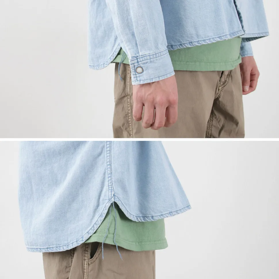 REMI RELIEF / SHORT DENIM WESTERN SHIRT