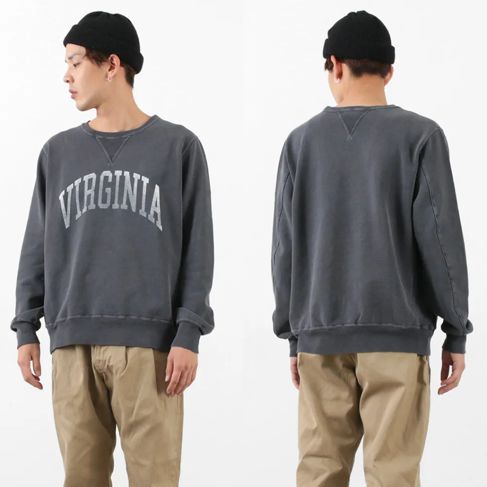 REMI RELIEF / SP processed back pile crew (VIRGINIA) Sweatshirt
