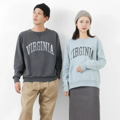 REMI RELIEF / SP processed back pile crew (VIRGINIA) Sweatshirt