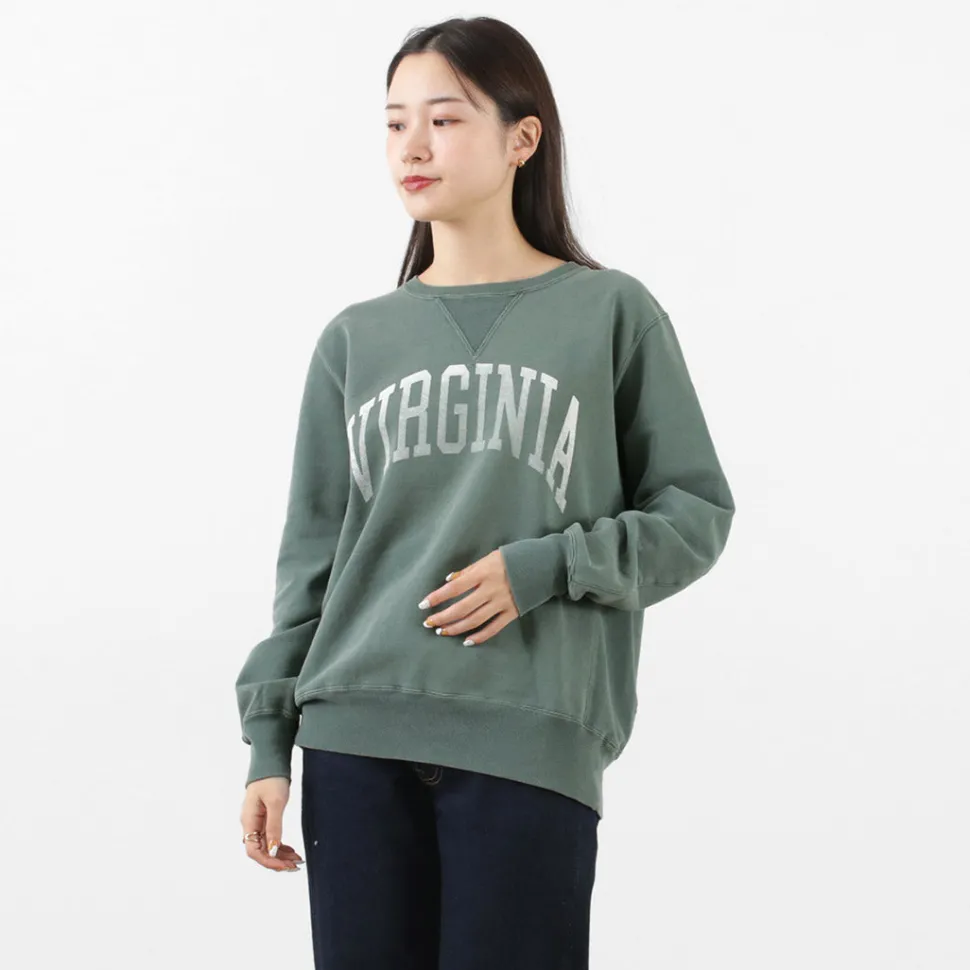 REMI RELIEF / SP processed back pile crew (VIRGINIA) Sweatshirt