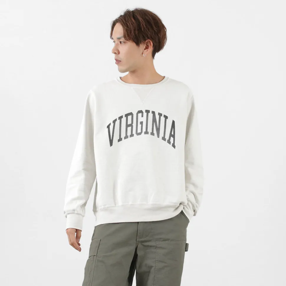 REMI RELIEF / SP processed back pile crew (VIRGINIA) Sweatshirt