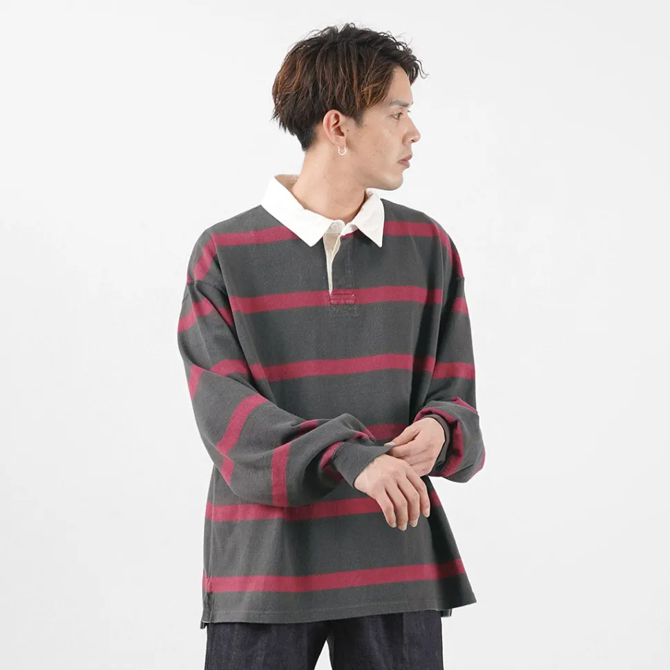 REMI RELIEF / Stripe Rugger Shirt