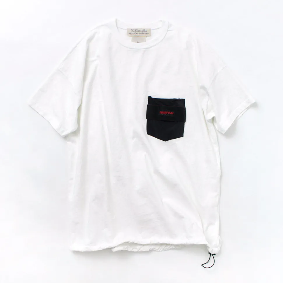 REMI RELIEF x BRIEFING / Collaboration jersey pocket T-shirt