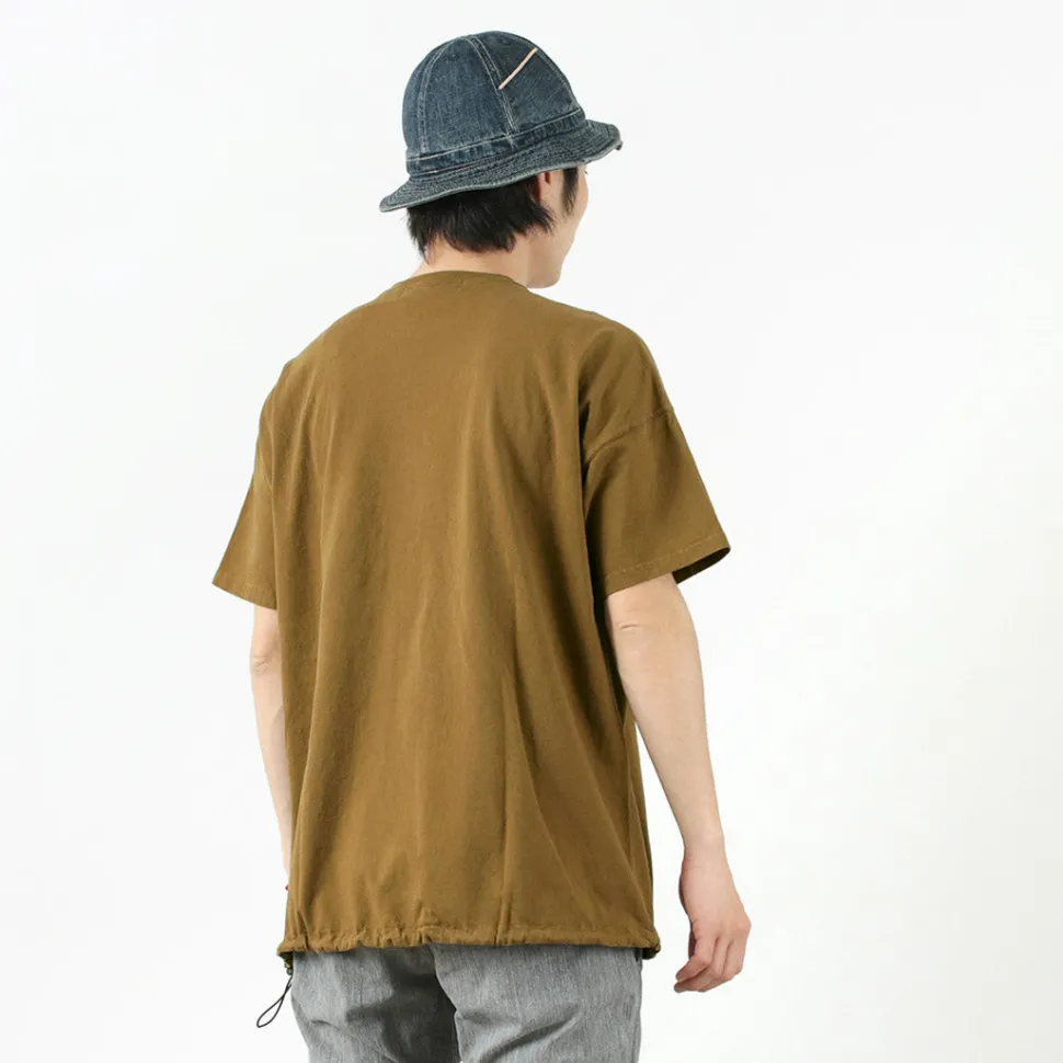 REMI RELIEF x BRIEFING / Collaboration jersey pocket T-shirt