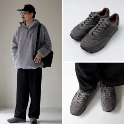 REPRODUCTION OF FOUND / French Trainers Italian Nubuck Leather