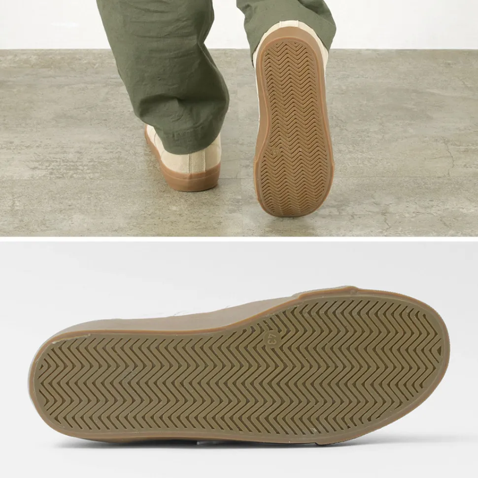 REPRODUCTION OF FOUND / German military trainers half cut shrink leather Sneaker