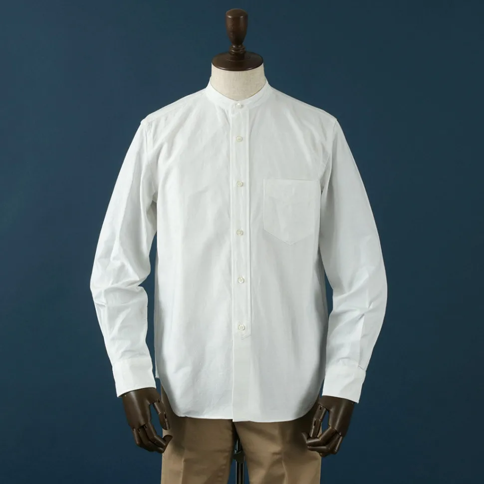 ROCOCO / American Ox Band Collar Shirt