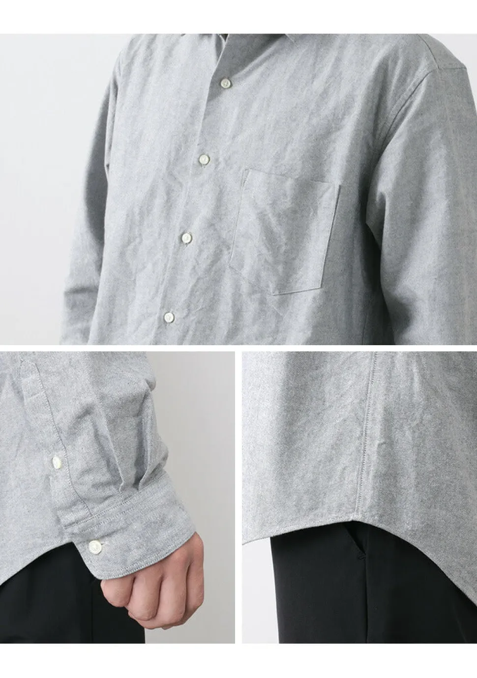 ROCOCO / American Ox Wide Shirt Regular Collar