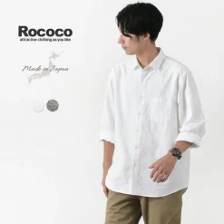 ROCOCO / American Ox Wide Shirt Regular Collar