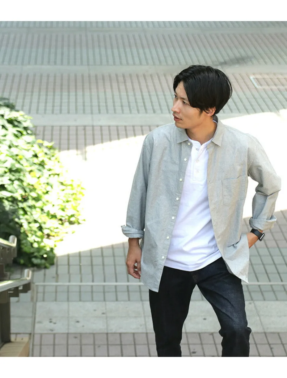 ROCOCO / American Ox Wide Shirt Regular Collar