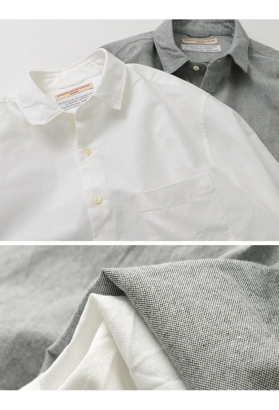 ROCOCO / American Ox Wide Shirt Regular Collar