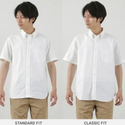 ROCOCO / American Oxford S/S Classic Button Down Shirt