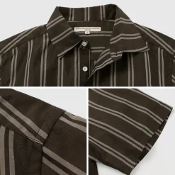 ROCOCO / Cupro linen woven poloshirt