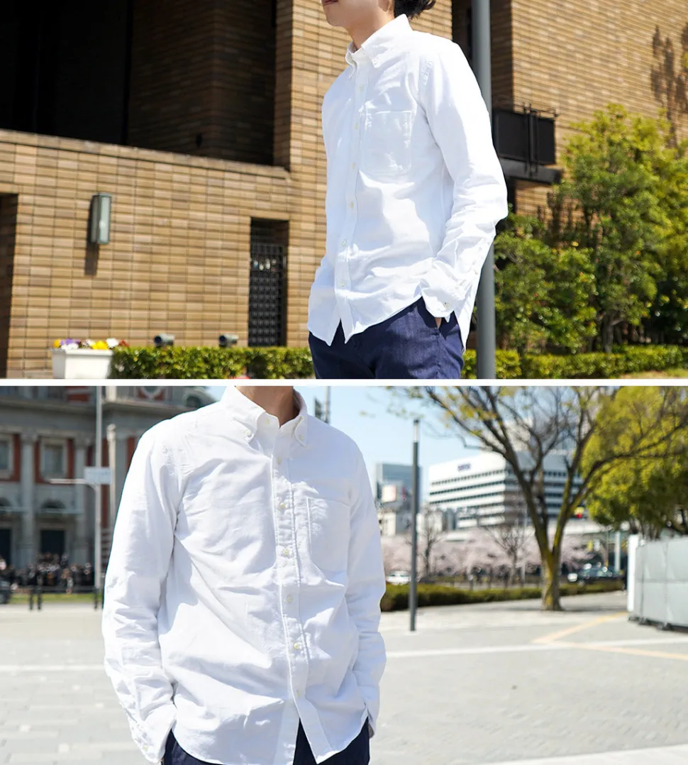 ROCOCO / Oxford B.D shirt
