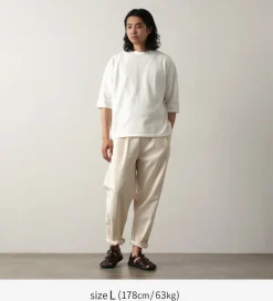 ROCOCO / Pique 3/4 Sleeve T-Shirt