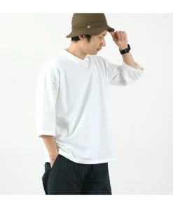 ROCOCO / Pique polo collar T-shirt