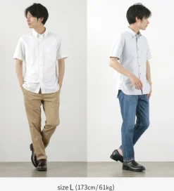 ROCOCO / Premium Oxford Short Sleeve Button Down Shirt