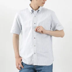 ROCOCO / Premium Oxford Short Sleeve Button Down Shirt