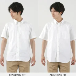 ROCOCO / Premium Oxford Short Sleeve Button Down Shirt