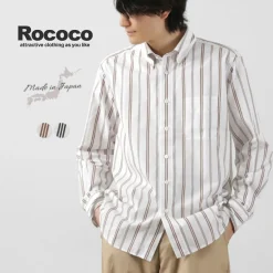 ROCOCO / Random Stripe Button Down Shirt Classic Fit