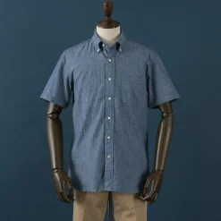 ROCOCO / Selvage Chambray S/S Button Down Shirt