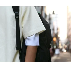 ROCOCO / Smooth Cotton Ribbed Crew T-Shirt