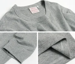 ROCOCO / Smooth Cotton Ribbed Crew T-Shirt