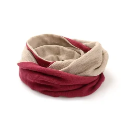 ROCOCO / 2-Tone Snood Reversible Imabari Scarf