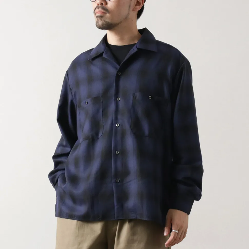 ROCOCO / Wool Open-Collared Shirt