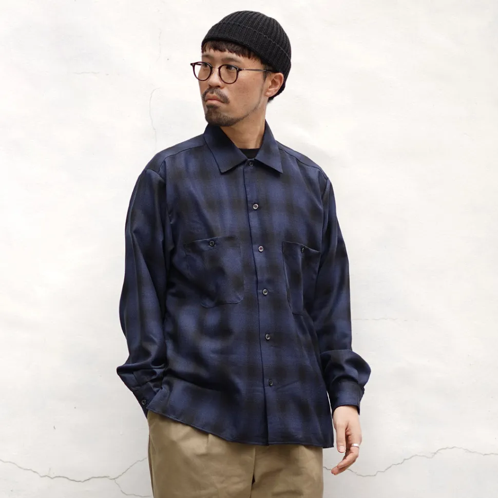 ROCOCO / Wool Open-Collared Shirt