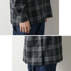 ROCOCO / Wool Open-Collared Shirt
