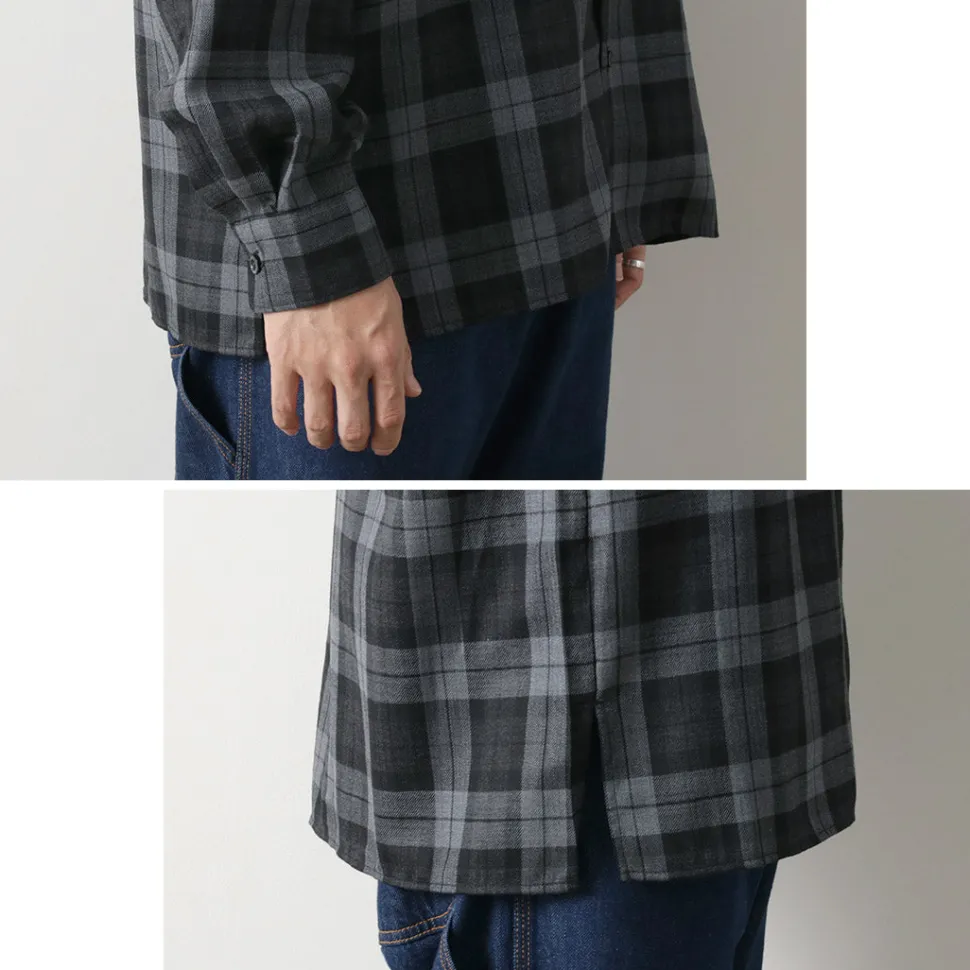 ROCOCO / Wool Open-Collared Shirt
