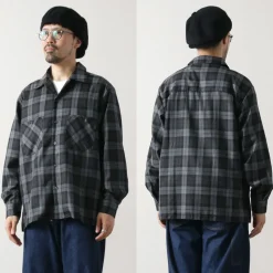 ROCOCO / Wool Open-Collared Shirt