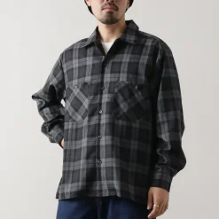 ROCOCO / Wool Open-Collared Shirt