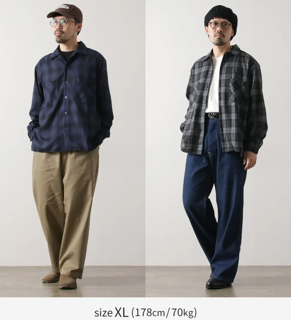ROCOCO / Wool Open-Collared Shirt