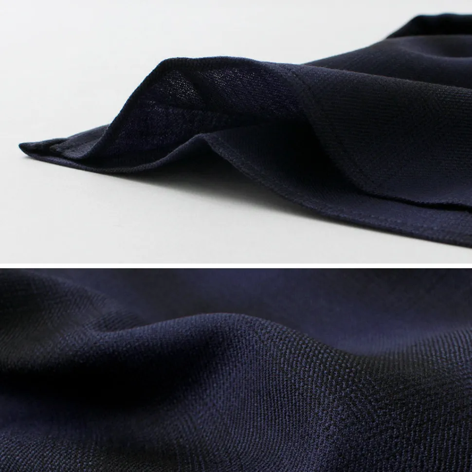 ROCOCO / Wool Open-Collared Shirt