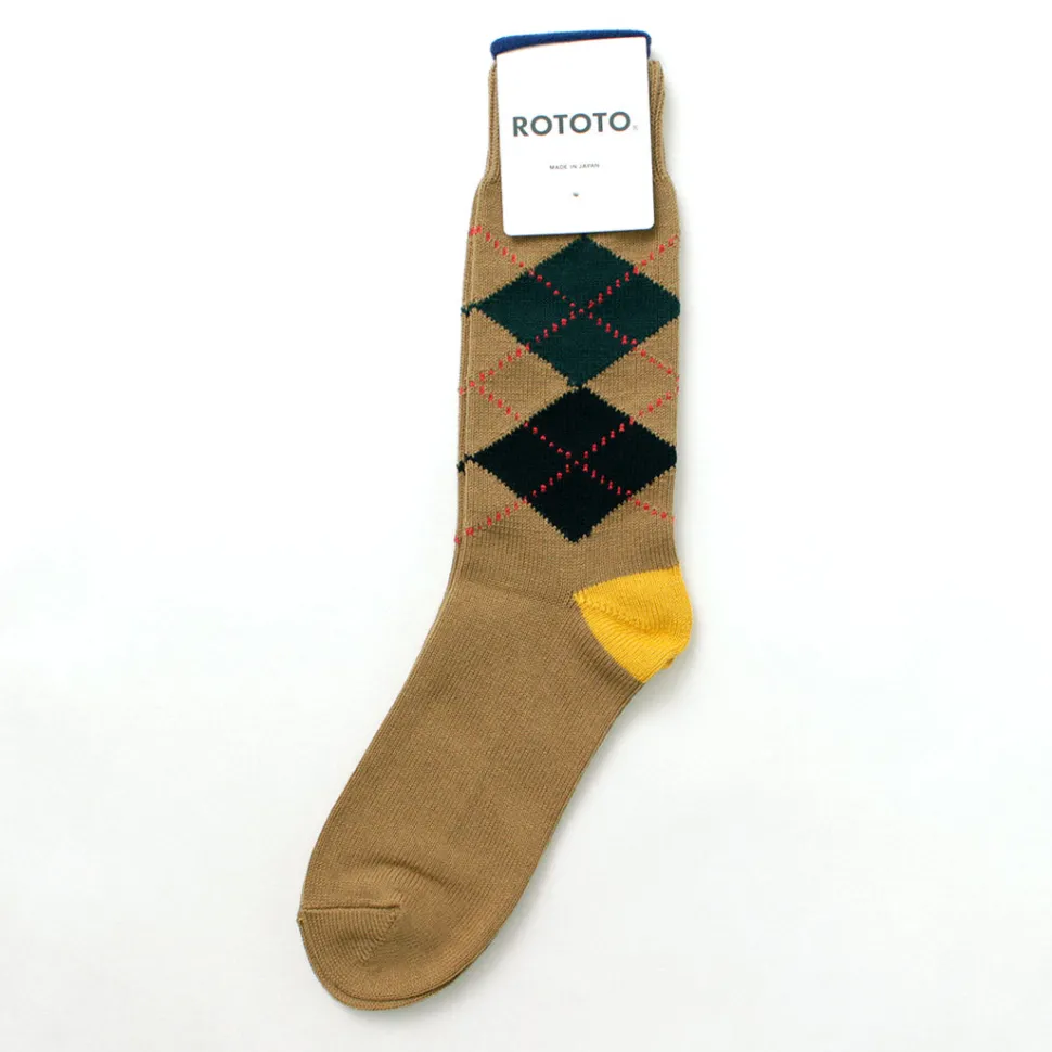 ROTOTO / Argyle Crew Socks