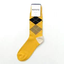 ROTOTO / Argyle Crew Socks