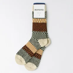 ROTOTO / Check & Step Socks R1549