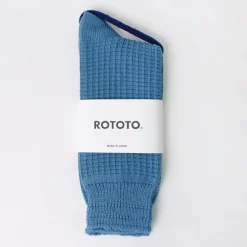 ROTOTO / Cotton Waffle Crew Socks