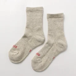 ROTOTO / Double Face Mini Crew Socks Organic Cotton